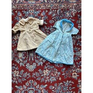American VINTAGE 60s Doll Dress And Coat Lot Measurements In Photos